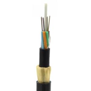 Wholesale Double PE jacket with long span and long life self-supporting aerial ADSS fiber optic cable from china suppliers