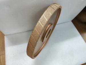 Wholesale 400mm Rough Grain Vacuum Brazed Diamong Wheel D25/30 Grinding Wheel For Cast Iron from china suppliers