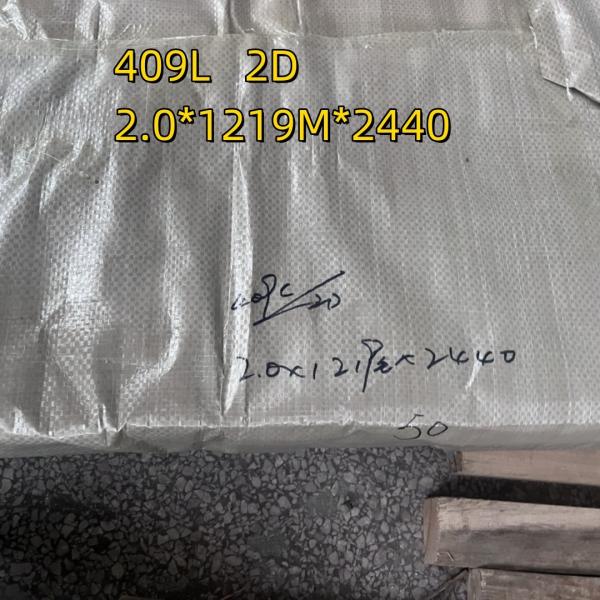ASTM A240 Grade 409L Cold Rolled Stainless Steel Sheet 0.5 - 3mm Thickness