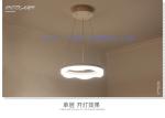 LED Pendant Lightings Flower Shape Round Acrylic Aluminium 110w