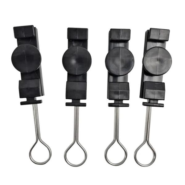 Indoor and Outdoor Installation Tension Cable Fiber Optic Flat Open Hook S Type