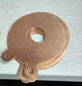 Wholesale High Reliability Piezo Ceramic Plate Electrode Copper Ring Heat Resistance from china suppliers