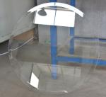 Square 6-12mm Cracked Table Top Glass for Sophisticated Decoration