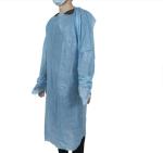High quality level 2 waterproof cpe surgical isolation gown for export