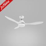 Plastic High RPM Dimmable LED Ceiling Fan Light With Remote Control