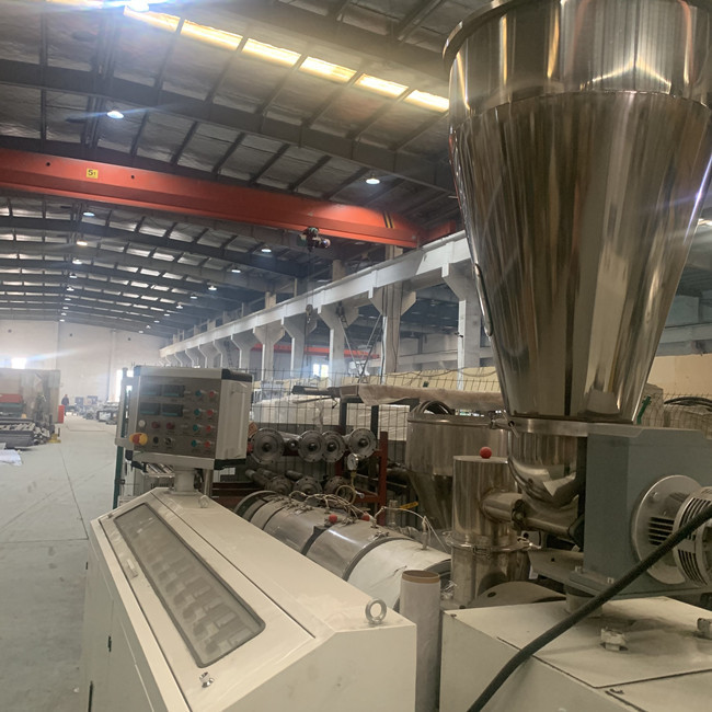 Customized 700mm Pvc Profile Panel Machine With Double Screw