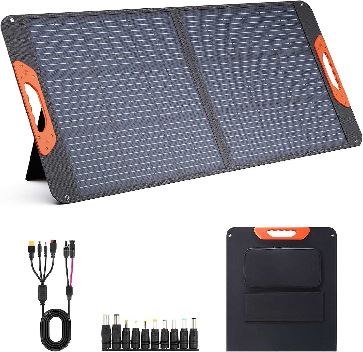 Foldable 120w Portable Solar Panel photovoltaic Monocrystalline Longi Solar Panel cell Kit supplier For home energy Motorhome