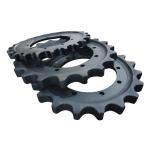 Black Excavator Drive Sprocket HD80 HD140 HD250 Rubber Track Sprocket