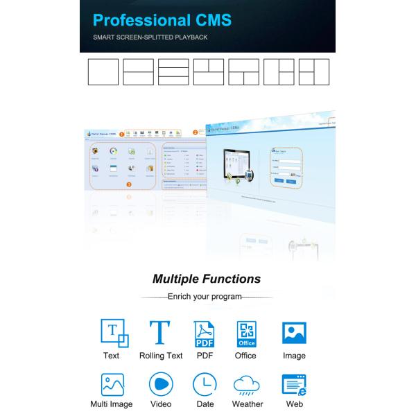 RK3528 Reliable Digital Signage Indoor Media Player Box for Advertising