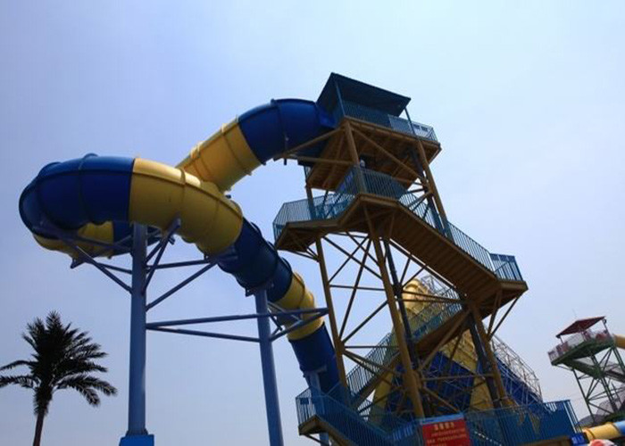 Boomerang Custom Water Slides , Aqua Theme Park Fun Water Slides Toys For Adults