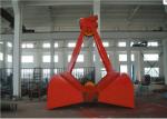 Steel Port Clamshell Grab Bucket / Lifting Tool Excavator Clamshell Crane Bucket