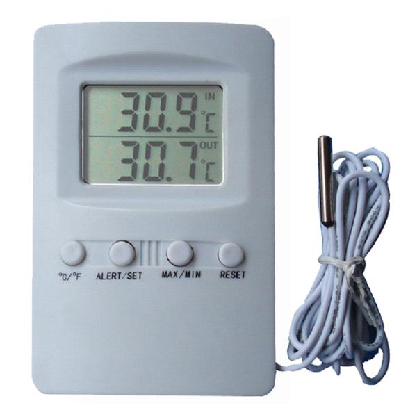 LCD Household Desk Digital Thermometer Hygrometer Max/Min Indoor Outdoor