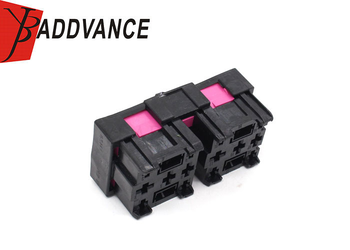 18 Pin Black Female Unsealed Automotive Electrical Connectors For Multifunctional Cars