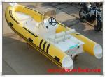 4.8m Semi - Rigid FRP Foldable Inflatable Boat Inflatable Fishing Boats With