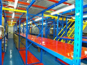 Wholesale Powder Coat Steel Rack Supported Mezzanine For Distribution Center from china suppliers