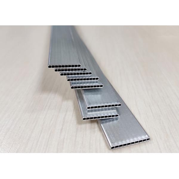 Mill Finish Micro Multi Port Extruded Aluminum Tube O / F / H111 / H112 For Evaporator