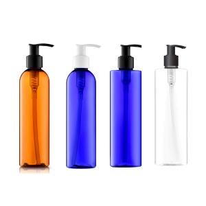 Wholesale Brown Blue PET 200ML Refillable Lotion Container With Pump For Liquid from china suppliers