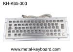 IK10 USB 65Keys Industrial Panel Mount Keyboard 0.5mm Travel