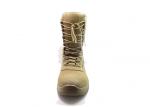 Tan Knee High Half British Leather Uniform Boots Sand Prevention / Wear