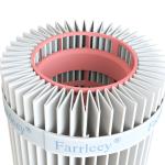 260g/M2 Needle Felt PTFE Membrane Dust Cartridge Filter Media