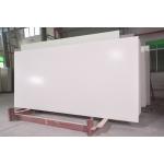 Stain Resistant White Artificial Quartz Slabs With Kitchen Countertop