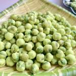 Super Resistance Green Pea Snack Corn Starch Wasabi Coated Peas