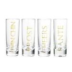 Wholesale Factory Price 60ml Transparent Shot Glass With Decoration