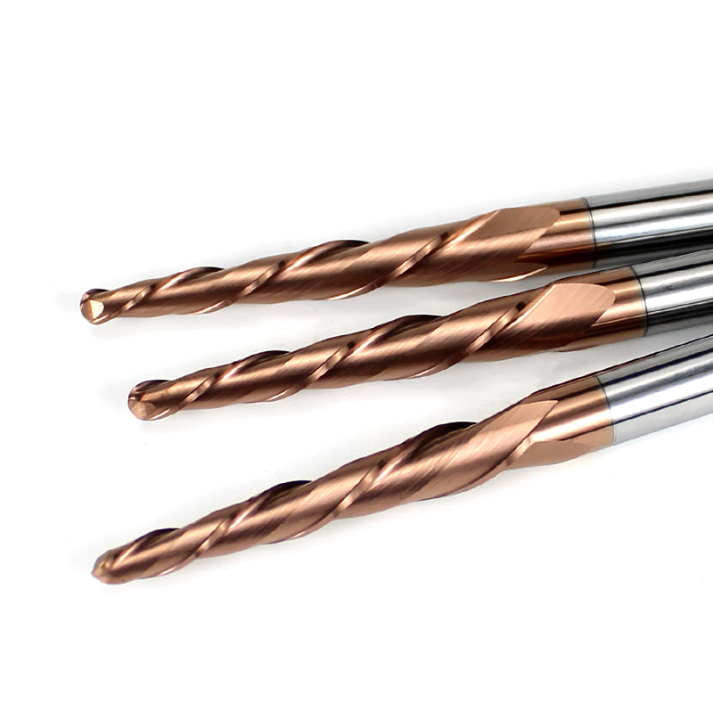 HRC60 Carving Bit 2 Flute 4 Flute Carbide End Mill 6mm 3.175mm