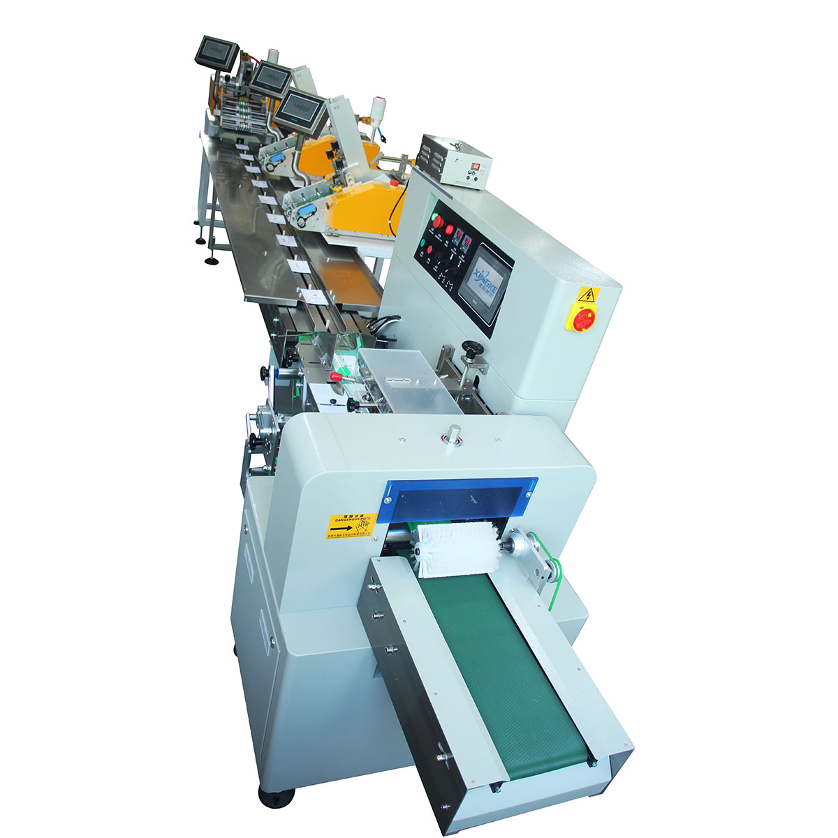 Pillow Type Automatic Counting Sealer Bag Packing Machine 3 Sides Sealing Plastic Bag