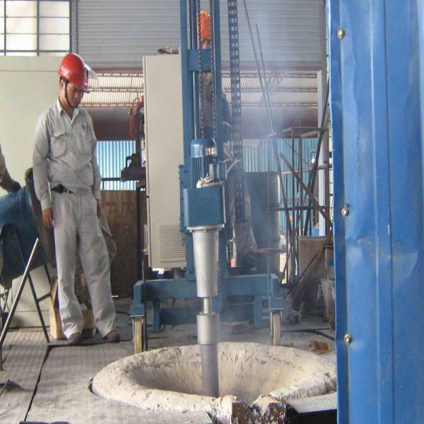 0 - 300mm/S Flux Injection Machine Degassing And Slag Removal System