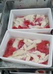 New Processed Ready Stock Red And White Eggs 12.5kg Per Block BQF Frozen Indian