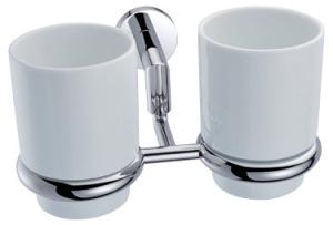Wholesale Double Ring Tumbler Holder Bathroom Hardware Sets / CE Bathroom Fittings from china suppliers