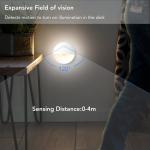 120g 6*SMD3528 Battery Operated Motion Sensor Light Wireless Installation