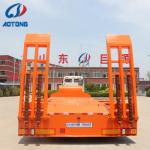 60 Tonne Cometto Low Boy Semi-Trailer for Indonesia's Construction Industry