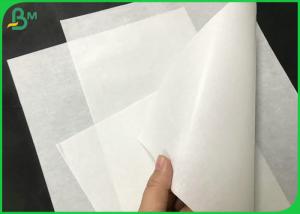 Wholesale Single Side Gloss Mg Paper 30G To 60G White Bleached Kraft Paper Reel 90cm from china suppliers