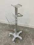 3 Inch Silent Wheels Modular Patient Monitor Trolley With Aviation Aluminum