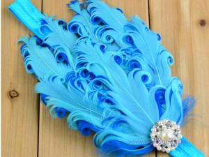 Wholesale Hair accessories curly feather hairband from china suppliers