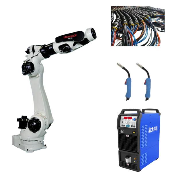 6 Axis payload 200kg reach 2597mm KAWASAKI BX200L welding Robot Arm With dress