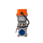 20NM Miniature Size IOT Electric Actuator For Stainless Steel Thread Type Ball
