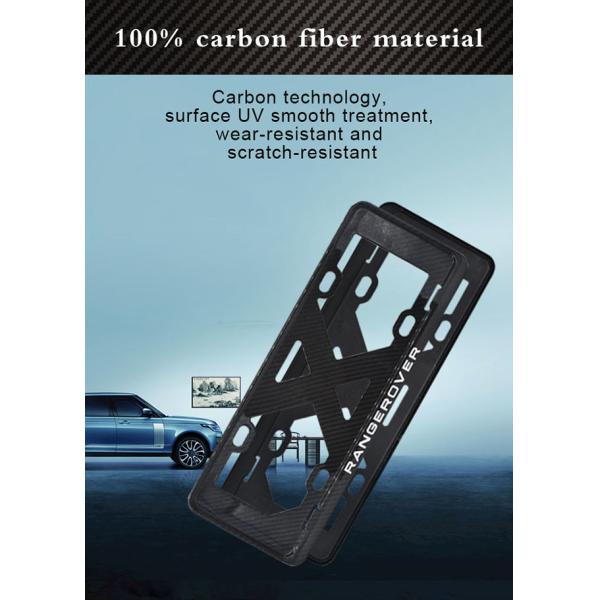 Super Light 100% Real Custom License Plate Frames Carbon Fiber