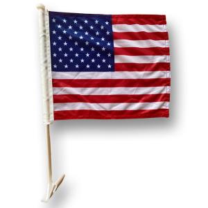 Wholesale Knitted Polyester 12 X 18&quot; USA Car Flags Sports Events Auto Dealerships Promotional Events from china suppliers