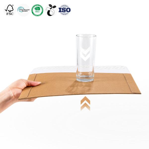 A3 A4 Size Rigid Brown Do Not Bend Kraft Paper Cardboard Envelope Mailer