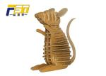 Custom Brown Paper Cardboard Box Furniture , Animal Shape Recycled Cardboard