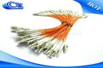 LC / UPC - LC / UPC OM3 Fiber Optic Pigtail PVC LSZH For FTTH or FTTX