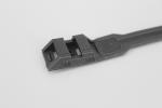 9*260mm hot sale black double locking nylon cable ties with stronger pull