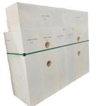 Little CaO Content Fused Cast AZS Blocks for Container Glass Furnace Constructio