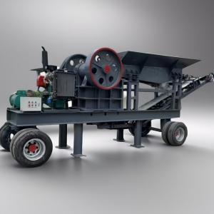 Wholesale Diesel Engine Mobile Jaw Crusher for Sand Stone Processing Production Lines from china suppliers