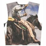 Digital Printing Fashion Denim Jacket Coat OEM Service For Men