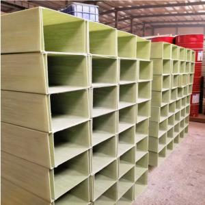 Wholesale Pultruded Fiberglass Reinforced Plastic GFRP FRP Profiles Cable Bridge Trough from china suppliers