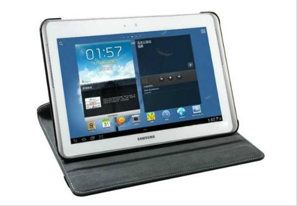 Quality 360 Degree Rotating Leather Case For galaxy P5100 P3100  Tablet Covers for sale